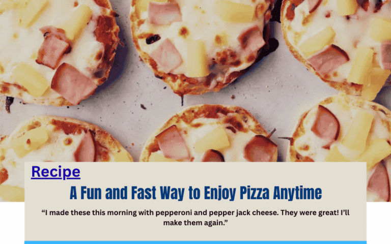 A Fun and Fast Way to Enjoy Pizza Anytime