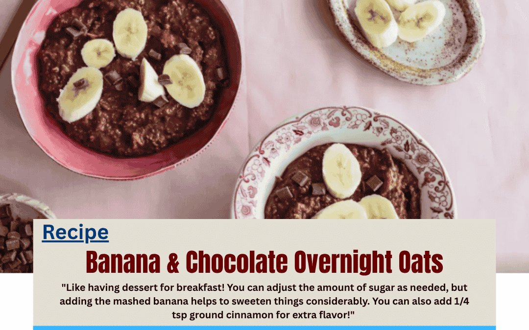 Banana & Chocolate Overnight Oats