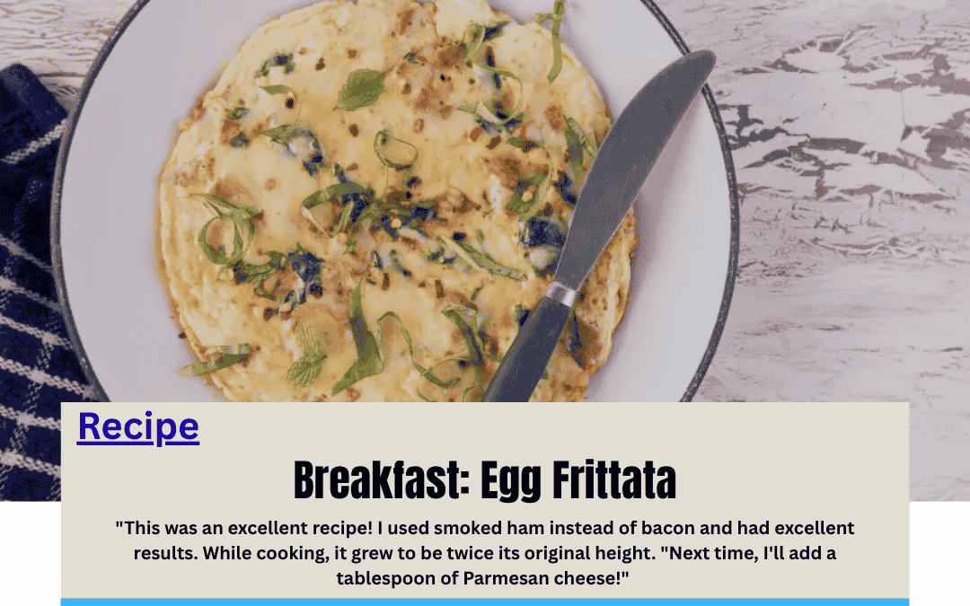 Breakfast: Egg Frittata