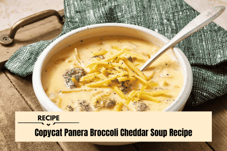 Copycat Panera Broccoli Cheddar Soup Recipe
